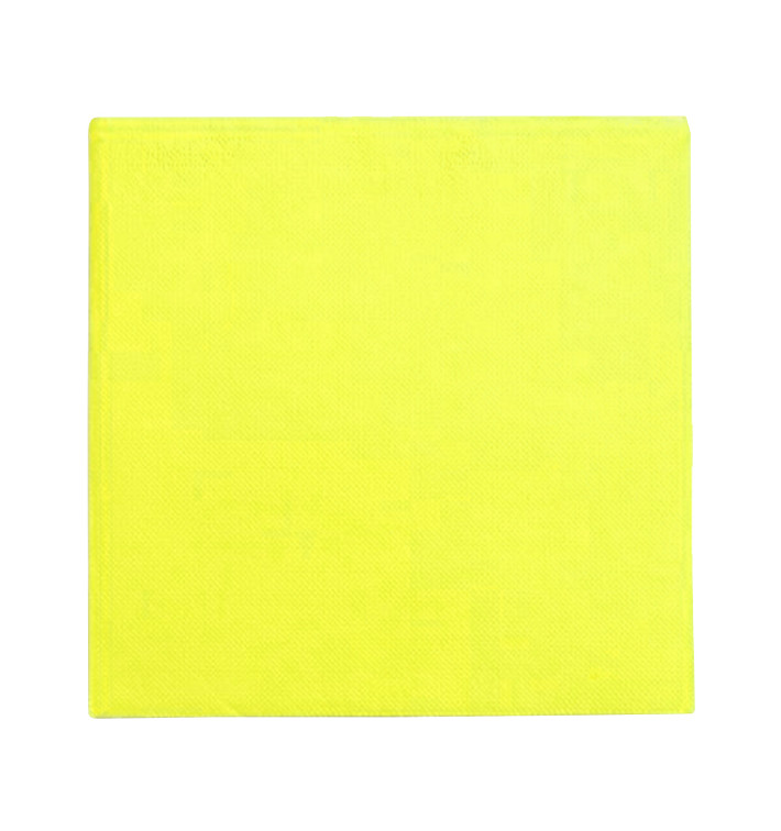 Serwetki Papierowe 2 Warstwy 25x25cm Żółty (50 Sztuk) Serwetki Papierowe 2 Warstwy 25x25cm Żółty (50 Sztuk)
