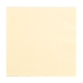 Serwetki Papierowe 2 Warstwy 25x25cm Beżowy (1.400 Sztuk)