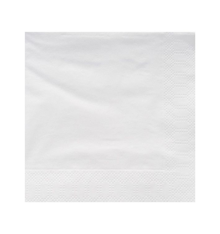 Serwetki Papierowe Ozdobne 25x25cm 2C Białe (200 Sztuk) Serwetki Papierowe Ozdobne 25x25cm 2C Białe (200 Sztuk)