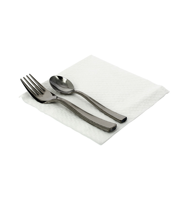 Serwetki Papierowe 30x30cm Białe 3 Warstwy (75 Sztuk) Serwetki Papierowe 30x30cm Białe 3 Warstwy (75 Sztuk)