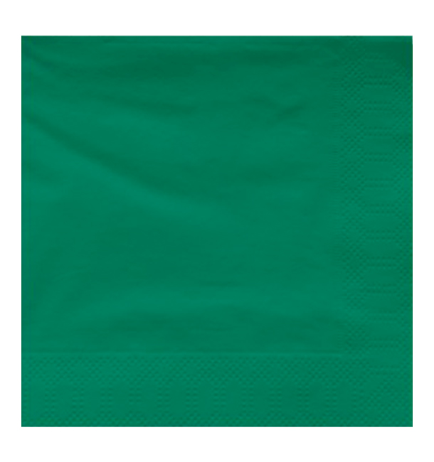 Serwetki Papierowe Ozdobne 30x30cm Zielone 2 Warstwy (100 Sztuk)
