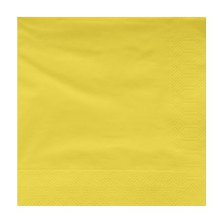 Serwetki Papierowe Ozdobne 30x30cm Żółty 2 Warstwy (4.500 Sztuk)