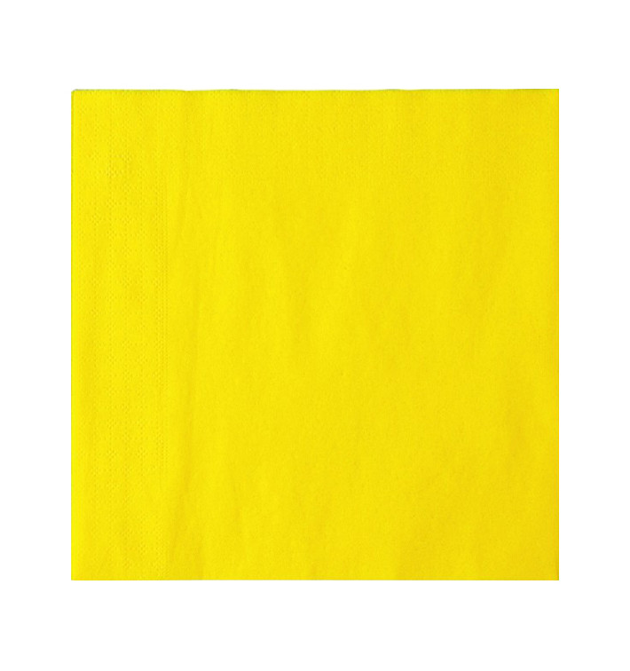 Serwetki Papierowe Żółty 2C 2 Warstwy 33x33cm (1.350 Sztuk) Serwetki Papierowe Żółty 2C 2 Warstwy 33x33cm (1.350 Sztuk)
