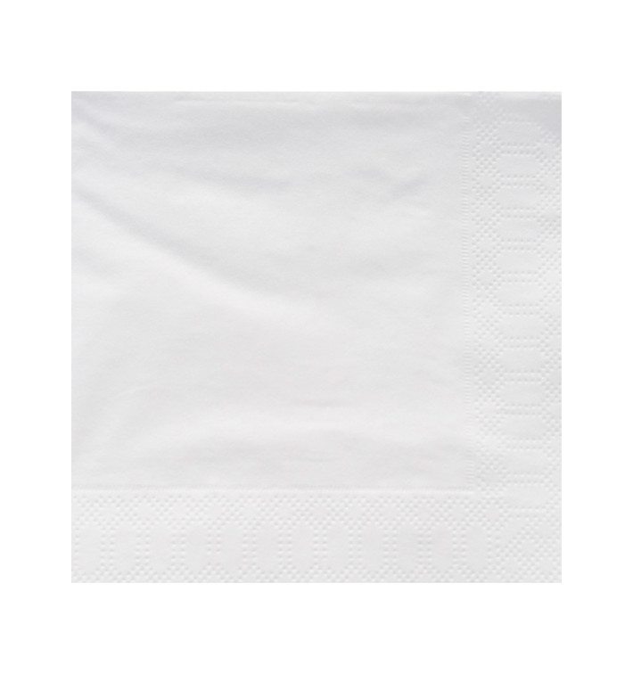 Serwetki Papierowe Ozdobne Białe 40x40cm (50 Sztuk) Serwetki Papierowe Ozdobne Białe 40x40cm (50 Sztuk)