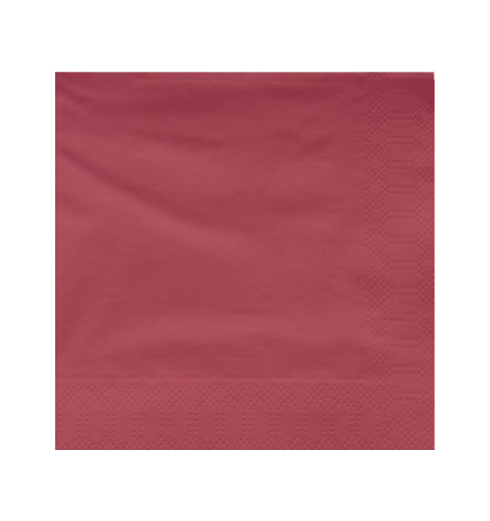 Serwetki Papierowe Ozdobne Bordeaux 40x40cm (50 Sztuk) Serwetki Papierowe Ozdobne Bordeaux 40x40cm (50 Sztuk)
