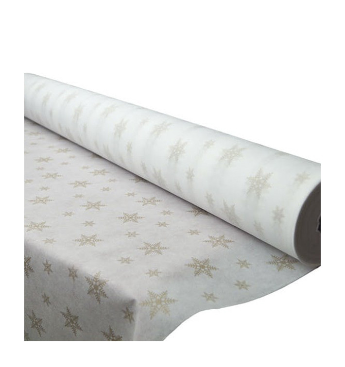 Obrus w Rolce Novotex Białe "Gwiazdy" 1,2x50m P40cm (6 Sztuk) Obrus w Rolce Novotex Białe "Gwiazdy" 1,2x50m P40cm (6 Sztuk)