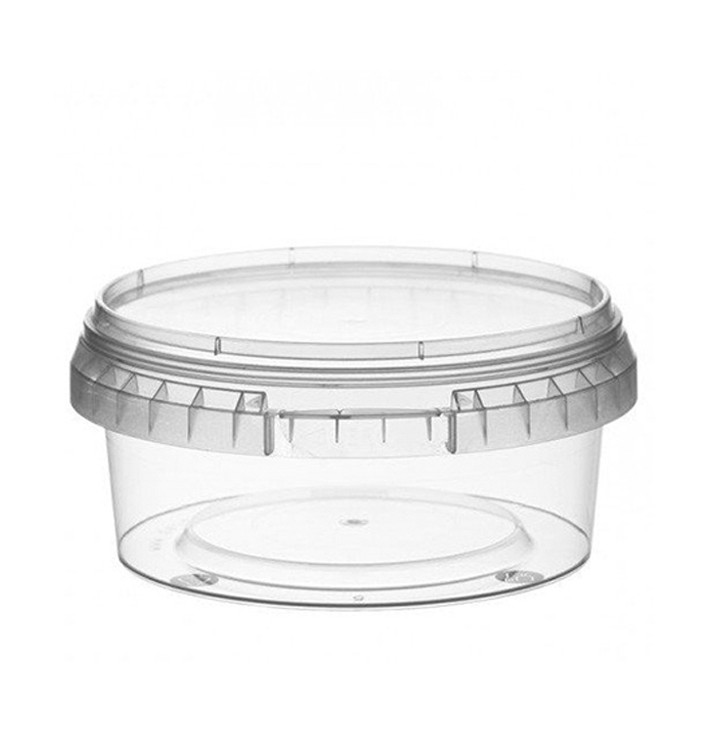 Pojemniki Plastikowe z Pokrywką z Plombą 300 ml Ø11,8 (34 Sztuk) Pojemniki Plastikowe z Pokrywką z Plombą 300 ml Ø11,8 (34 Sztuk)