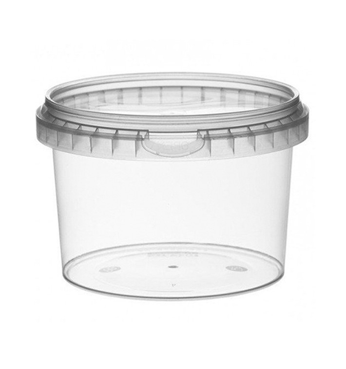 Pojemniki Plastikowe z Pokrywką z Plombą 565 ml Ø11,8 (22 Sztuk) Pojemniki Plastikowe z Pokrywką z Plombą 565 ml Ø11,8 (22 Sztuk)