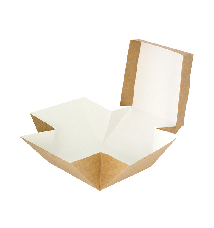 Pudełko Gourmet Hamburger Kraft 13x13x10cm (25 Sztuk) Pudełko Gourmet Hamburger Kraft 13x13x10cm (25 Sztuk)