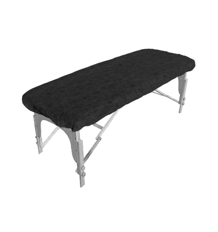 Prześcieradła z Gumką Plus TST PP Czarny 95x220cm (1 Sztuk) Prześcieradła z Gumką Plus TST PP Czarny 95x220cm (1 Sztuk)