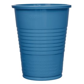 Kubki Plastikowe PS Niebieski Ciemny 200ml Ø7cm (50 Sztuk)