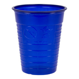 Kubki Plastikowe PS Niebieski Ciemny 200ml Ø7cm (50 Sztuk)