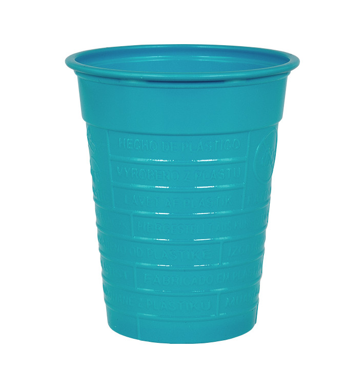 Kubki Plastikowe PS Turkusowe 200ml Ø7cm (1500 Sztuk) Kubki Plastikowe PS Turkusowe 200ml Ø7cm (1500 Sztuk)