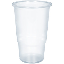 Kubki Plastikowe PP Przezroczyste 630ml (50 Sztuk)