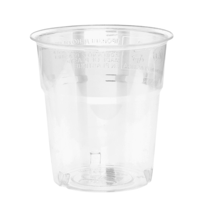 Kubki Plastikowe "Diament" PS Szkło 100ml (50 Sztuk) Kubki Plastikowe "Diament" PS Szkło 100ml (50 Sztuk)