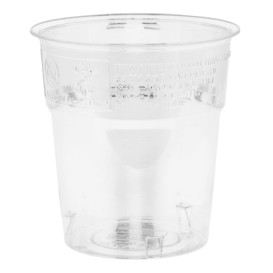 Kubki Plastikowe "Diament" PS Szkło 100ml (50 Sztuk)