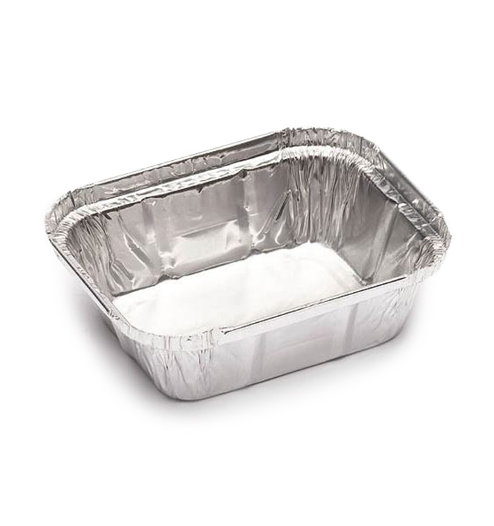 Tacki Aluminowe 250ml 128x100x32mm (2000 Sztuk) Tacki Aluminowe 250ml 128x100x32mm (2000 Sztuk)