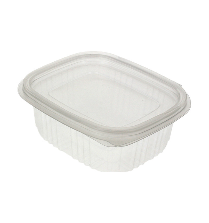 Miski z Pokrywką na Zawiasie PP 250ml MicroFale (50 Sztuk) Miski z Pokrywką na Zawiasie PP 250ml MicroFale (50 Sztuk)