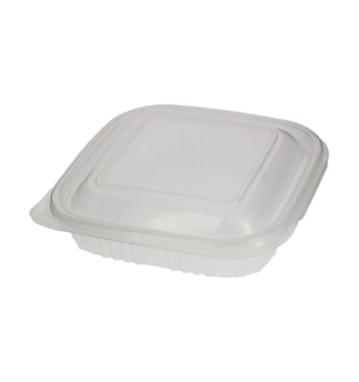 Miski Kwadrat Pokrywka do Zawiasie PP 250ml (100 Sztuk) Miski Kwadrat Pokrywka do Zawiasie PP 250ml (100 Sztuk)