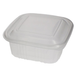 Miski Kwadrat Pokrywka do Zawiasie PP 500ml (50 Sztuk)