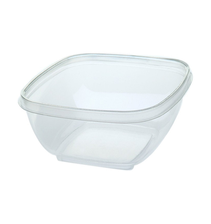Miski Plastikowe Kwadratowi PET 500ml 125x125x70mm (500 Sztuk) Miski Plastikowe Kwadratowi PET 500ml 125x125x70mm (500 Sztuk)