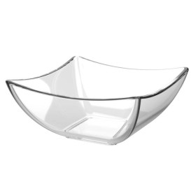 SAN "Quadrata" Trwała miseczka do degustacji przezroczysta 95ml (6 Sztuk) 
