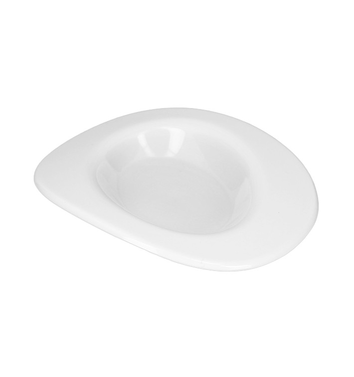 Talerz Degustacyjny Snackholder Durable SAN "Ellipse" Biała 10ml (6 Sztuk) Talerz Degustacyjny Snackholder Durable SAN "Ellipse" Biała 10ml (6 Sztuk)
