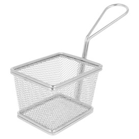 Mini Frytkownice Snackholder Stal 10x9x6cm (1 Sztuk)