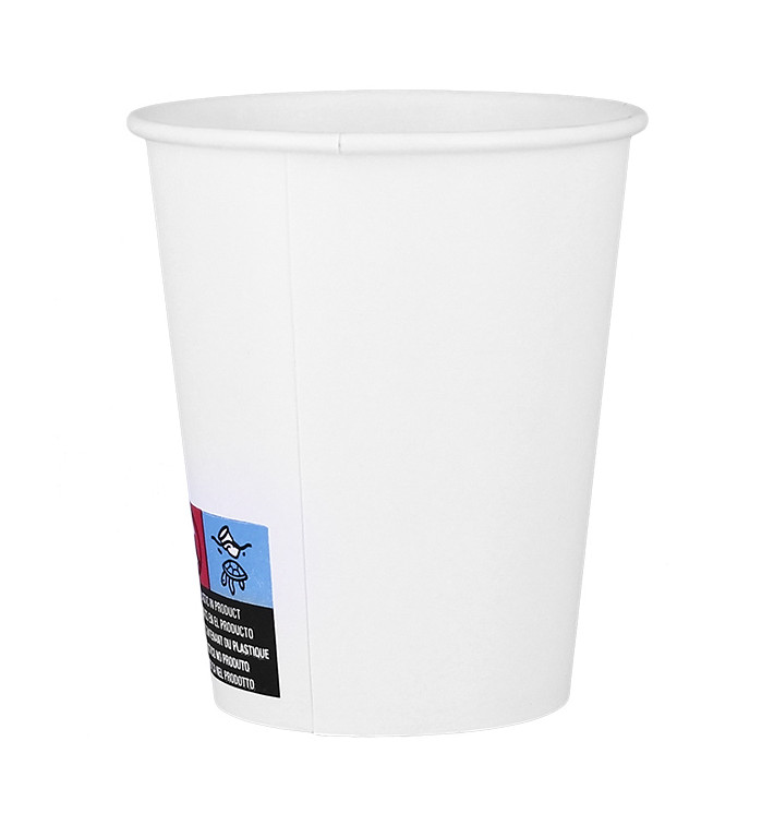 Kubki Papierowe ECO 7 Oz/210ml Białe Ø7cm (1.000 Sztuk) Kubki Papierowe ECO 7 Oz/210ml Białe Ø7cm (1.000 Sztuk)