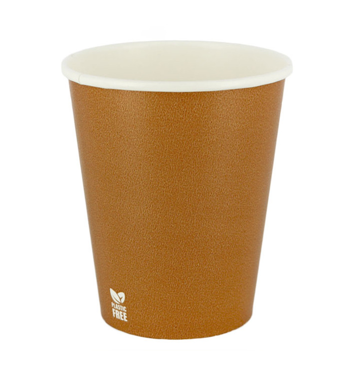 Kubek Papierowy Bez Plastiku 8 Oz/240ml "Karmel" Ø8cm (50 Sztuk) Kubek Papierowy Bez Plastiku 8 Oz/240ml "Karmel" Ø8cm (50 Sztuk)