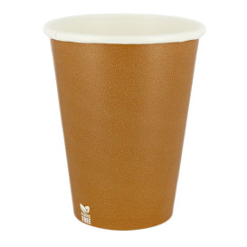 Kubek Papierowy Bez Plastiku 14 Oz/420ml "Karmel" Ø9cm (1.000 Sztuk)
