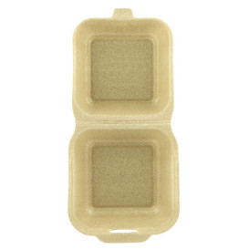 Pudełka na Burgeri XPP Beżowy 15x15x7cm (125 Sztuk)