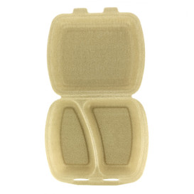 MenuBox XPP 2C Beżowy 24x20,5x7cm (200 Sztuk)