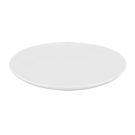Talerz Plastikowe Płaski Białe Round PP Ø185mm (54 Sztuk)
