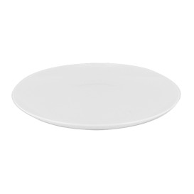 Talerz Plastikowe Płaski Białe Round PP Ø185mm (54 Sztuk)