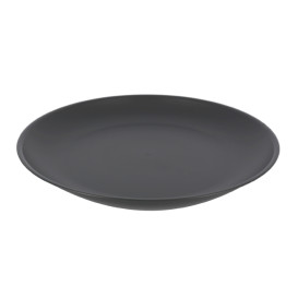 Talerz Plastikowe Płaski Antracyt Durable PP Mineral Ø23,5cm (54 Sztuk)