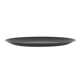 Talerz Plastikowe Płaski Antracyt Durable PP Mineral Ø23,5cm (54 Sztuk)