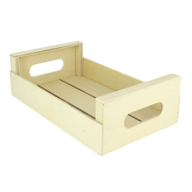 Pudełka do Prezentacji z Uchwytami Drewniane 25x15x7,5cm (20 Sztuk)
