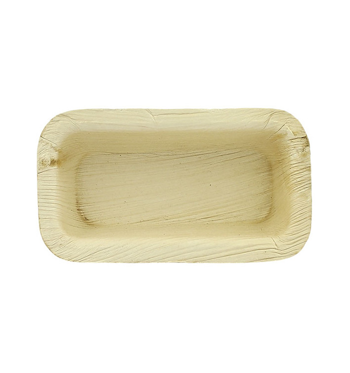Miski Prostokątny Liści Palmowych 12,8x6,4cm (200 Sztuk) Miski Prostokątny Liści Palmowych 12,8x6,4cm (200 Sztuk)