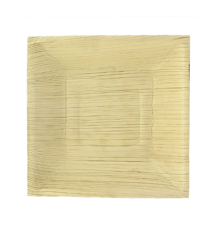 Talerz Kwadratowi Liści Palmowych 16,5x16,5cm (6 Sztuk) Talerz Kwadratowi Liści Palmowych 16,5x16,5cm (6 Sztuk)