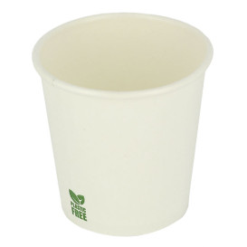Kubek Papierowy Bez Plastiku 4 Oz/120ml Białe Ø6,2cm (100 Sztuk)
