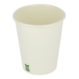 Kubek Papierowy Bez Plastiku 7 Oz/210ml Białe Ø7cm (50 Sztuk)