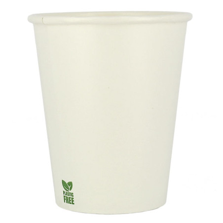 Kubek Papierowy Bez Plastiku 8 Oz/240ml Białe Ø8,0cm (1.000 Sztuk)