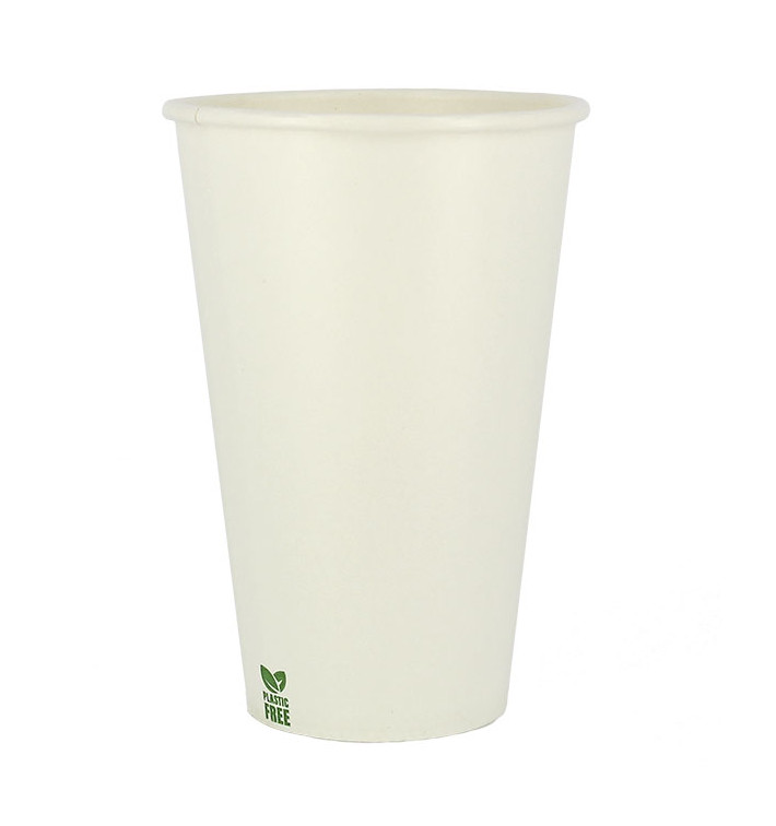 Kubek Papierowy Bez Plastiku 12 Oz/360ml Białe Ø8cm (1.000 Sztuk) Kubek Papierowy Bez Plastiku 12 Oz/360ml Białe Ø8cm (1.000 Sztuk)