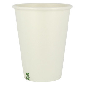 Kubek Papierowy Bez Plastiku 14 Oz/420ml Białe Ø9cm (50 Sztuk)