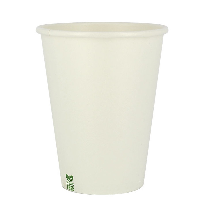 Kubek Papierowy Bez Plastiku 14 Oz/420ml Białe Ø9cm (1.000 Sztuk) Kubek Papierowy Bez Plastiku 14 Oz/420ml Białe Ø9cm (1.000 Sztuk)