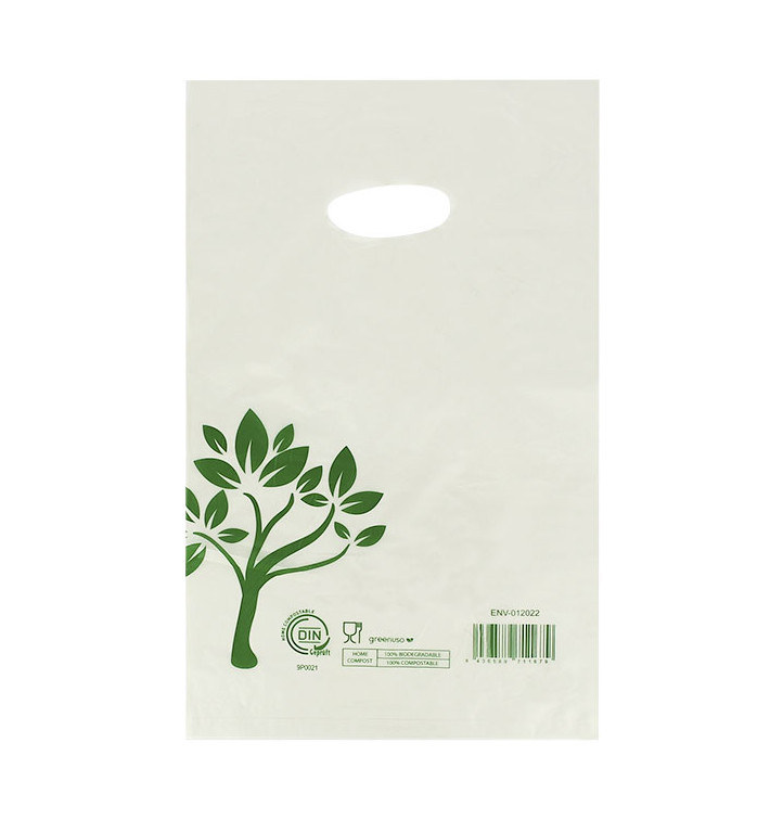 Worki z Wyciętym Uchwytem Home Compost “Be Eco!” 20x33cm (100 Sztuk) Worki z Wyciętym Uchwytem Home Compost “Be Eco!” 20x33cm (100 Sztuk)