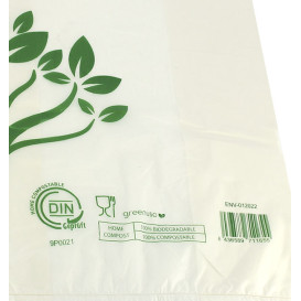 Reklamówki Zrywki Home Compost “Be Eco!” 40x50cm (100 Sztuk)