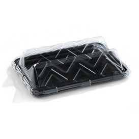 Tacki Plastikowe Prostokątny Marmur 35X24 cm (5 Sztuk)