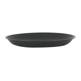 Talerz Plastikowe Płaski Antracyt Durable PP Mineral Ø21cm (54 Sztuk)